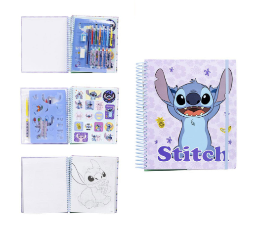 Álbum de atividades para colorir Stitch